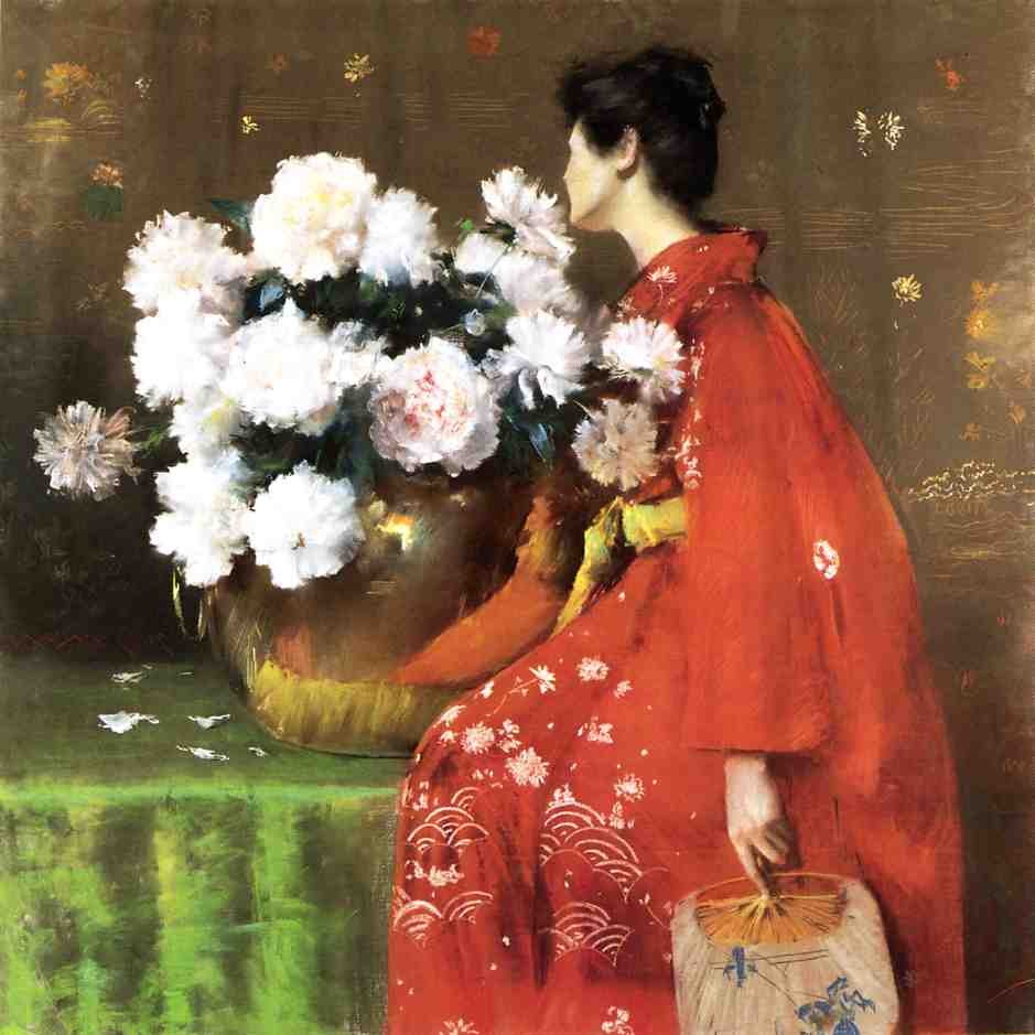 William Merritt Chase Peonies